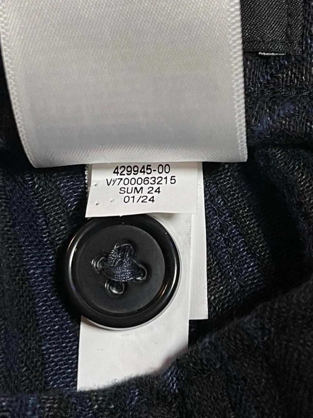 NWT Banana Republic Linen Blend Navy Blue Striped Shorts Men’s Size Large L6 $90